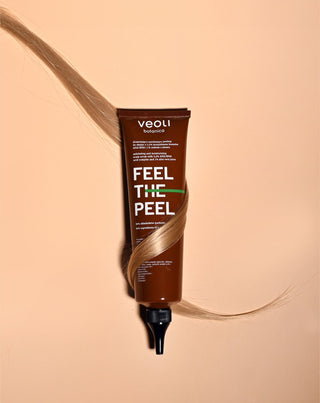 Peeling do skalpu Feel the peel z kompleksem kwasów AHA/BHA i sokiem z aloesu Veoli Botanica_1
