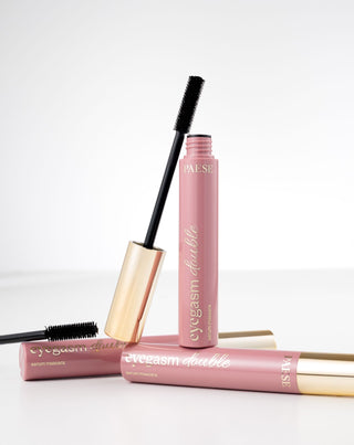 Maskara z odżywką Eyegasm Double stymulująca wzrost rzęs Paese