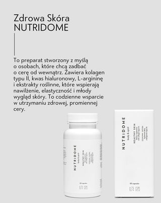 Comprimés de collagène avec collagène de type II en cuir nutridome sain 60 capsules