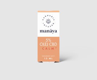 Huile CBD 5% pour calmer le stress et la tension Calm Manaya