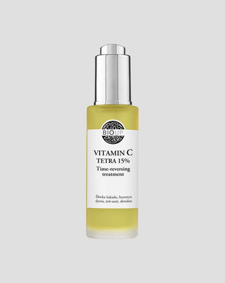 Serum Vitamin C Tetra 15% Time-reversing treatment z bursztynem i żeń-szeniem BIOUP - 1
