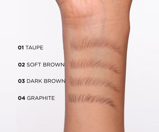 Ultraprecyzyjna modelująca kredka do brwi nr 02 soft brown Micro Precise Brow Pencil Eveline - 2