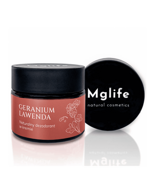 Naturalny dezodorant w kremie geranium i lawenda Mglife - 4