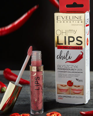 Błyszczyk powiększający usta z kwasem hialuronowym z chili Oh! My Lips Lip Maximizer Eveline - 2