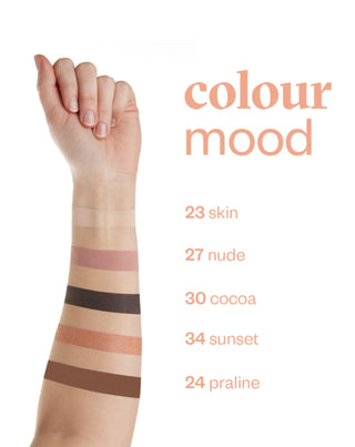 Matowy cień do powiek Colour mood w kolorze mlecznej czekolady 24 Praline Paese - 6