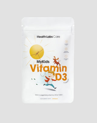 Wegańska witamina D dla dzieci MyKids Vitamin D3 w żelkach Health Labs Care 60 sztuk - 1