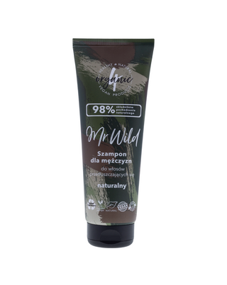 Naturalny szampon do włosów przetłuszczających się dla mężczyzn MR WILD 4organic - 1