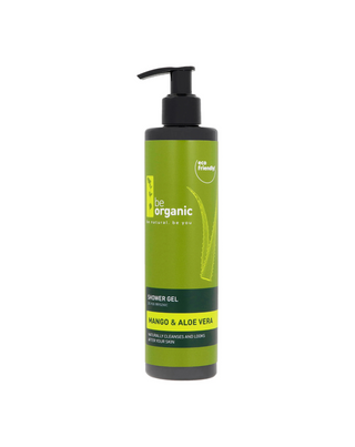 Gel douche hydratant à la mangue et à l'aloe vera pour tous les types de peau Be Organic - 1