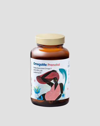 OmegaMe Prenatal Kwasy tłuszczowe Omega 3 DHA i EPA z ryb z witaminą D3 Health Labs Care 60 kapsułek - 1