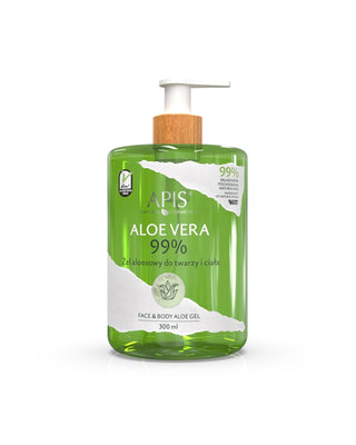 Naturalny żel aloesowy do twarzy i ciała Aloe Vera 99% Apis - 1