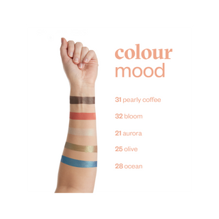 Matowy cień do powiek Colour mood w kolorze brzoskwiniowym 32 Bloom Paese