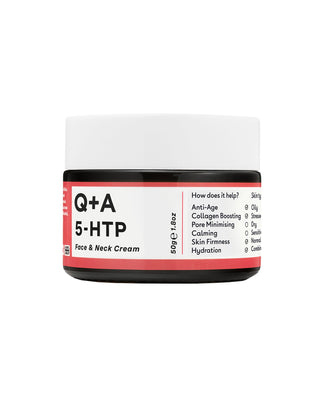 Crème raffermissante pour le visage et le cou avec l'acide aminé 5-HTP Crème pour le visage et le cou Q+A - 1