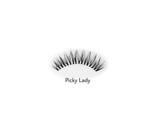 Sztuczne rzęsy 2d do wielokrotnego stosowania lekkie i miękkie Picky Lady Bamm!Lashes - 3