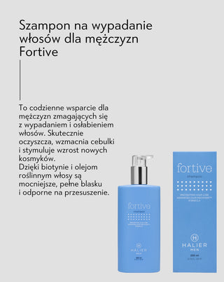 Shampooing anti-chute Fortive Halier pour hommes à l'huile d'argan 250 ml - 4