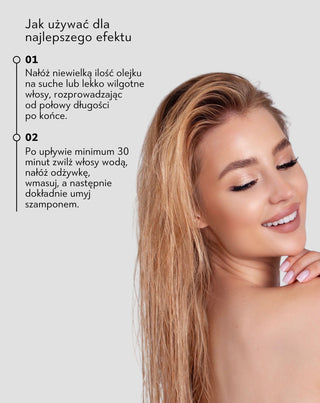 Huile pour cheveux Oiltense Halier avec un complexe de 10 huiles nourrissantes 50 ml - 3