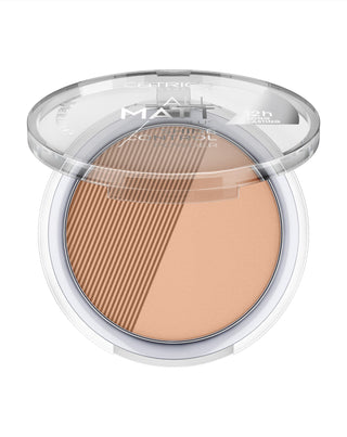 Puder matujący All Matt Plus Shine Control kolor Warm Beige 030 Catrice - 2