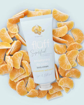 Crème corps anti-cellulite au beurre de karité au parfum de mandarine Fluff - 3